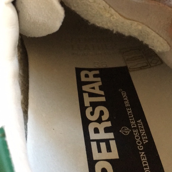 NWT Golden Goose Green Superstar Sneakers. Size 36 - Picture 4 of 8